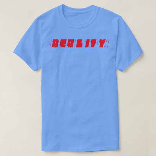 現実は幻想だ Tシャツ (デザイン正面)