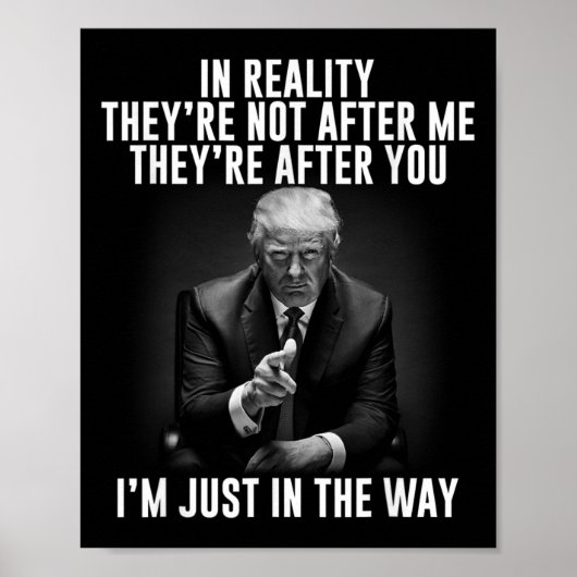 現実は彼らは私を追いかけてはいない。トゥル ポスター (正面)