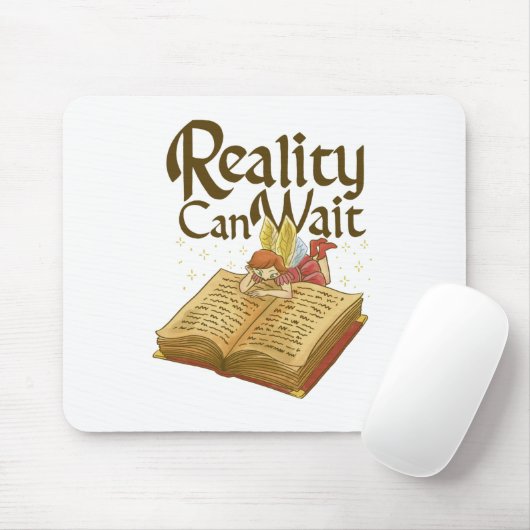 現実は待てる マウスパッド (マウス)