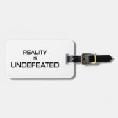 現実は打ち負かされない ラゲッジタグ (正面横)