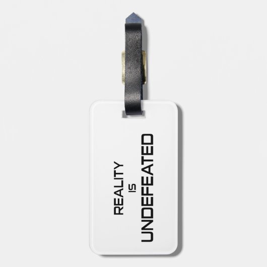 現実は打ち負かされない ラゲッジタグ (裏面縦)