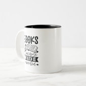 現実は本を愛し過ぎている ツートーンマグカップ (正面左)