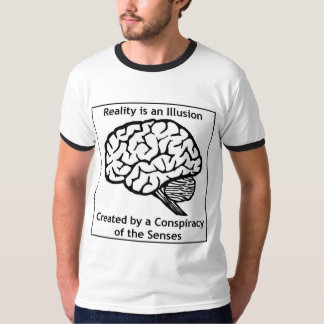現実は錯覚です Tシャツ