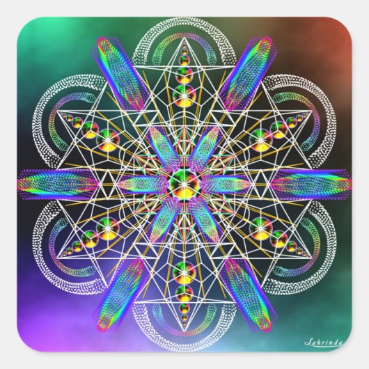 現実は頻度 スクエアシール (正面)