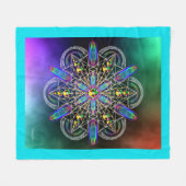 現実は頻度 フリースブランケット (正面(横))