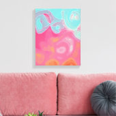 現実を夢見る キャンバスプリント (インサイチュ (リビング))