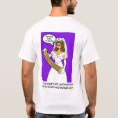 現実を忘れて下さい Tシャツ (裏面)