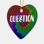 現実を疑う セラミックオーナメント (左)