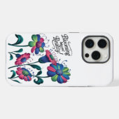 現実を超えて咲く花 iPhoneケース (裏面横)