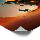 現実を超えて神話の超現実主義者の生き物 ポスター (角)