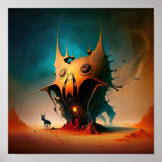 現実を超えて神話の超現実主義者の生き物 ポスター (正面)