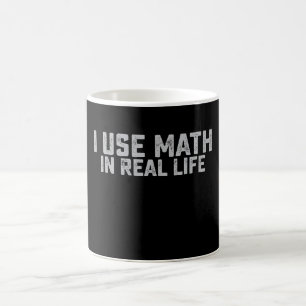 現実世界で数学を使う おもしろ数学好き コーヒーマグカップ