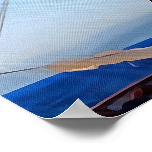 現実主義者が帆の技術を調整航海のする ポスター (角)