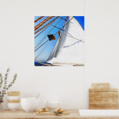 現実主義者が帆の技術を調整航海のする ポスター (キッチン)