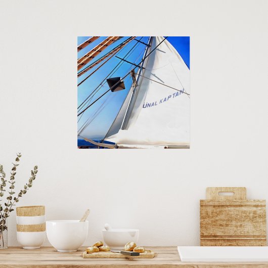 現実主義者が帆の技術を調整航海のする ポスター (キッチン)