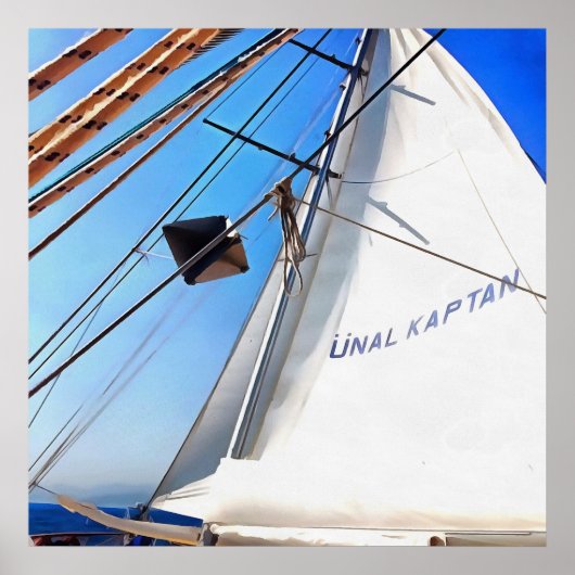 現実主義者が帆の技術を調整航海のする ポスター (正面)