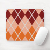 現実的でアーガイル柄のな布 マウスパッド (マウス)