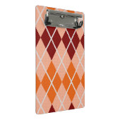 現実的でアーガイル柄のな布 ミニクリップボード (アングル)