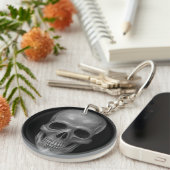 現実的なスカル キーホルダー (正面右)