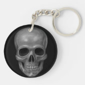 現実的なスカル キーホルダー (裏面)