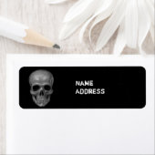 現実的なスカル ラベル (インサイチュ)