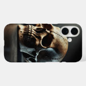 現実的なスカル Case-Mate iPhoneケース (裏面 (横))