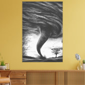 現実的なスタイルの道の竜巻 キャンバスプリント (インサイチュ (リビング))