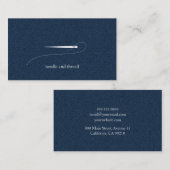 現実的なデニムの名刺No.4 名刺 (正面/裏面)