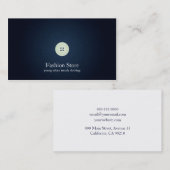 現実的なデニムの名刺No.5 名刺 (正面/裏面)