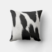 現実的なホルスタイン牛革の外観 クッション (裏面)