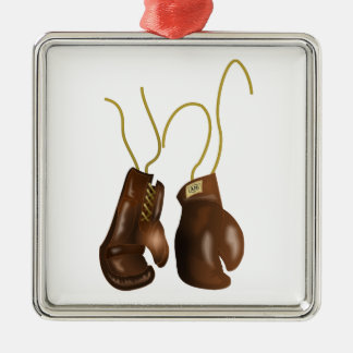 現実的なボクシンググラブ メタルオーナメント