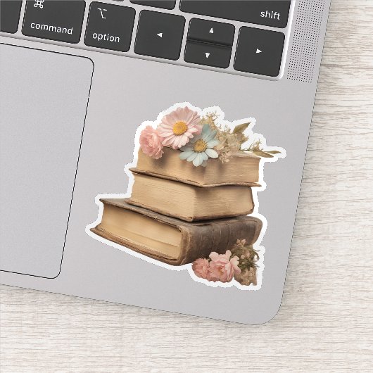 現実的なヴィンテージ図書とデイジー防水 シール (詳細)