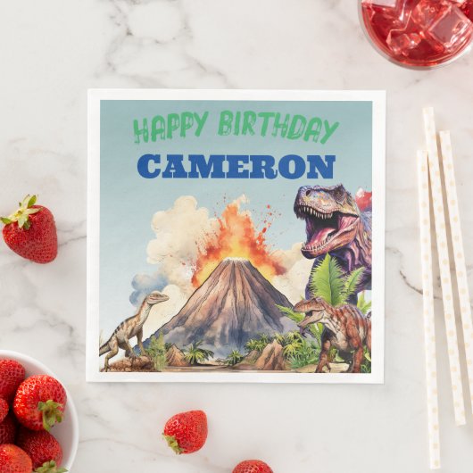 現実的な恐竜と火山の名前をカスタムする (インサイチュ)