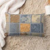 現実的な石板のタイル ランバークッション (ブランケット)