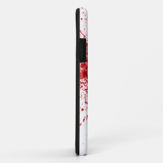 現実的な血の（ばちゃばちゃ）跳ねる Case-Mate iPhoneケース (裏面/右)