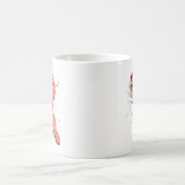 現実的な速度の恐竜の孵化 コーヒーマグカップ (中央)