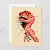 現実的な速度の恐竜の孵化 ポストカード (正面/裏面)