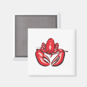 現実的ロブスター マグネット (正面/裏面)