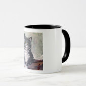 現実的絵画な猫 マグカップ (正面右)