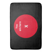 現実確認：あなたはここにいる バスマット (正面縦)