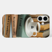 現実逃避のために読書するの効いてるわ Case-Mate iPhoneケース (裏面 (横))