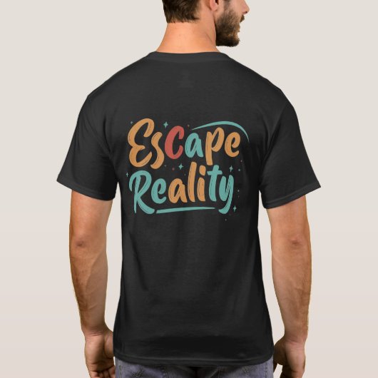 現実逃避 Tシャツ (裏面)
