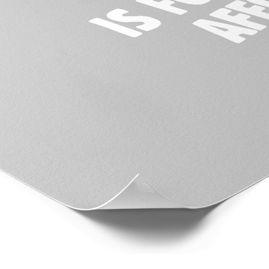 現実:ビデオゲームを購入できない ポスター (角)