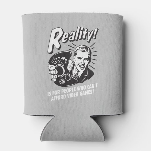 現実：ビデオゲームを購入できない 缶クーラー (裏面)