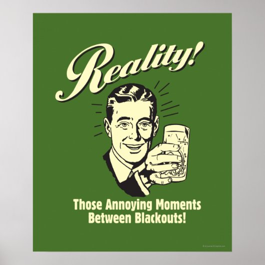 現実：ブラックアウトの間の瞬間 ポスター (正面)