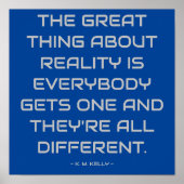 現実 –  ポスター (正面)