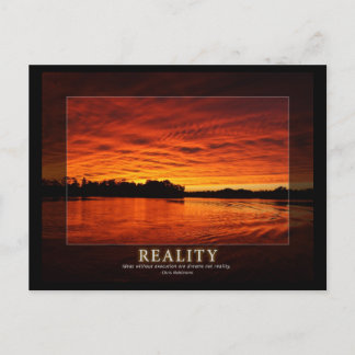 現実 – モチベーションアイディア ポストカード