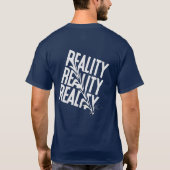 現実 Tシャツ (裏面)
