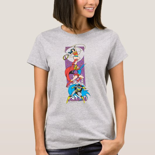 現役のスーパーヒロイン Tシャツ (正面)