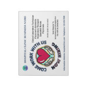 現救済在採用の求人企業 ノートパッド (回転)